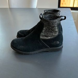 TNF The North Face Ballard III Chelsea Waterproof Black Booties Size 8